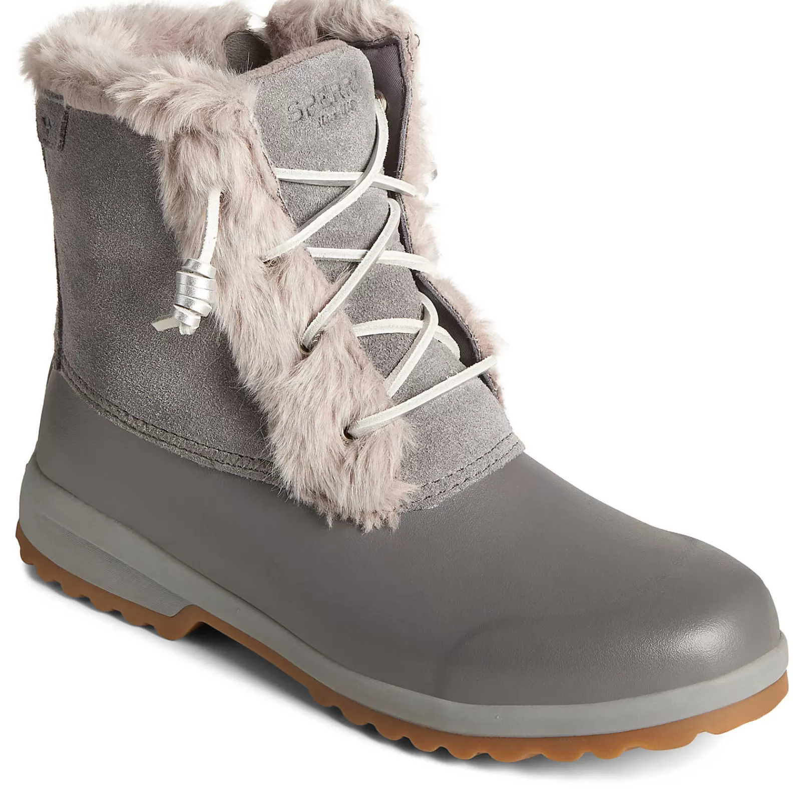 Sperry Women's Maritime Repel Suede Thinsulate™ Snow Boot Grey New