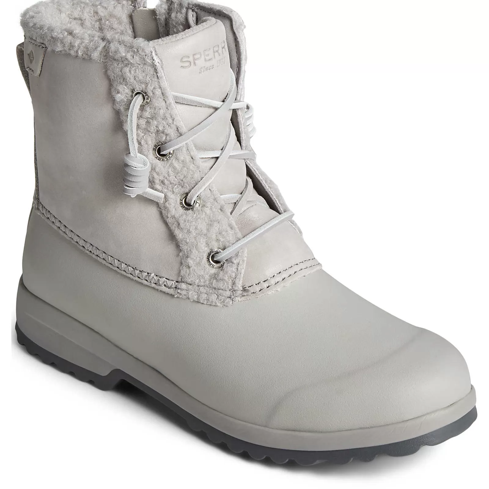 Sperry Women's Maritime Repel Teddy Trim Snow Boot Grey Online