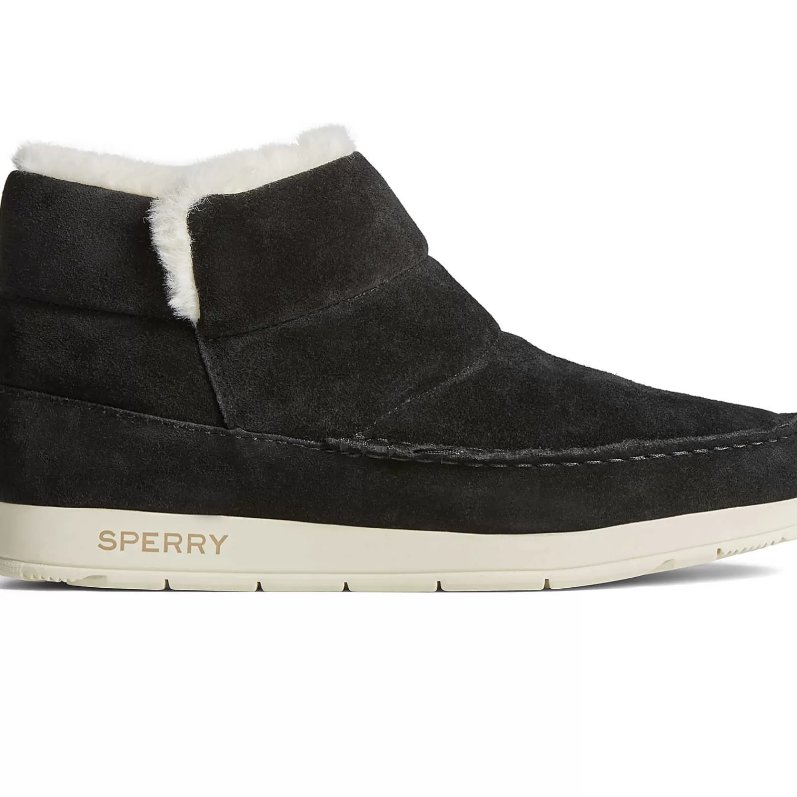 Sperry Women's Moc-Sider Suede Bootie Black Best