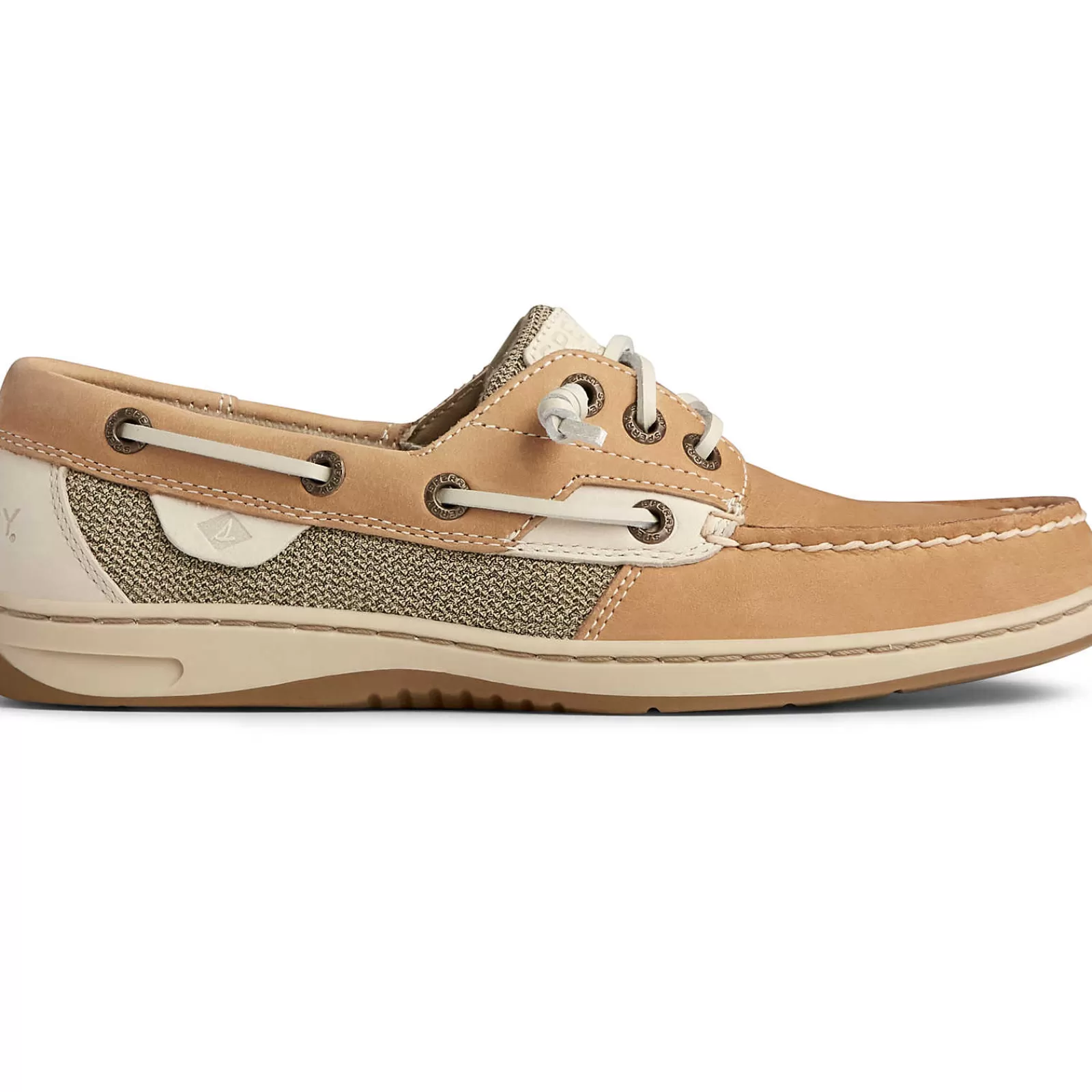 Sperry Women's Rosefish 3-Eye Boat Shoe Linen/Oat Shop