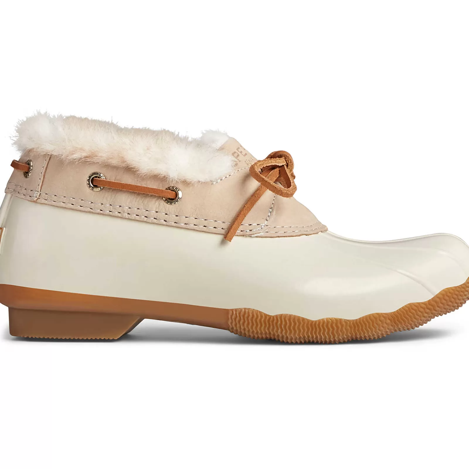 Sperry Women's Saltwater 1-Eye Cozy Duck Boot Ivory Store