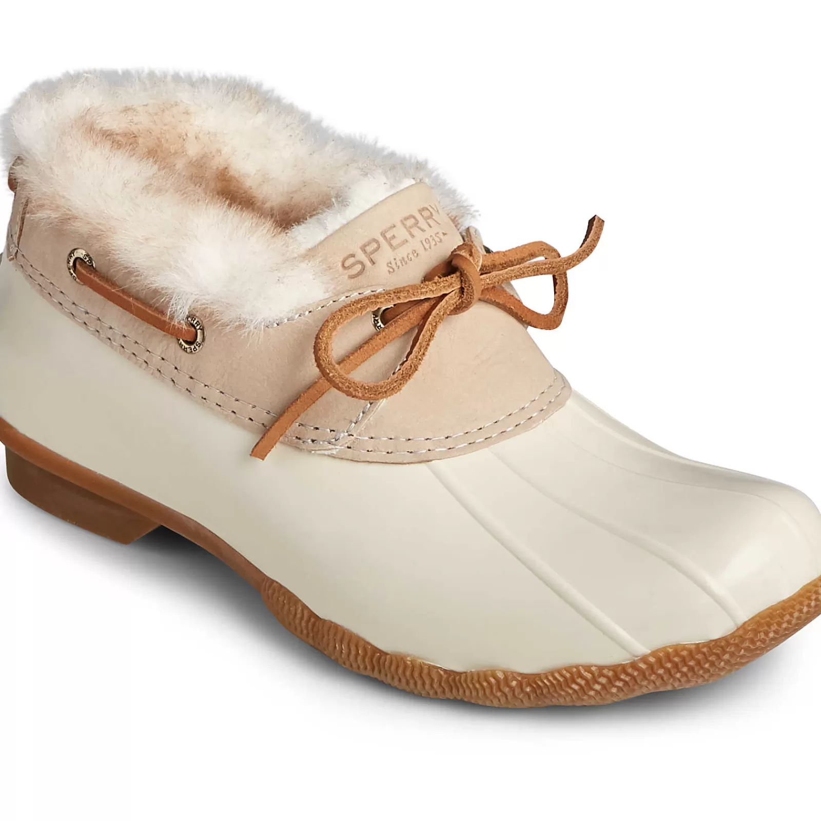 Sperry Women's Saltwater 1-Eye Cozy Duck Boot Ivory Store