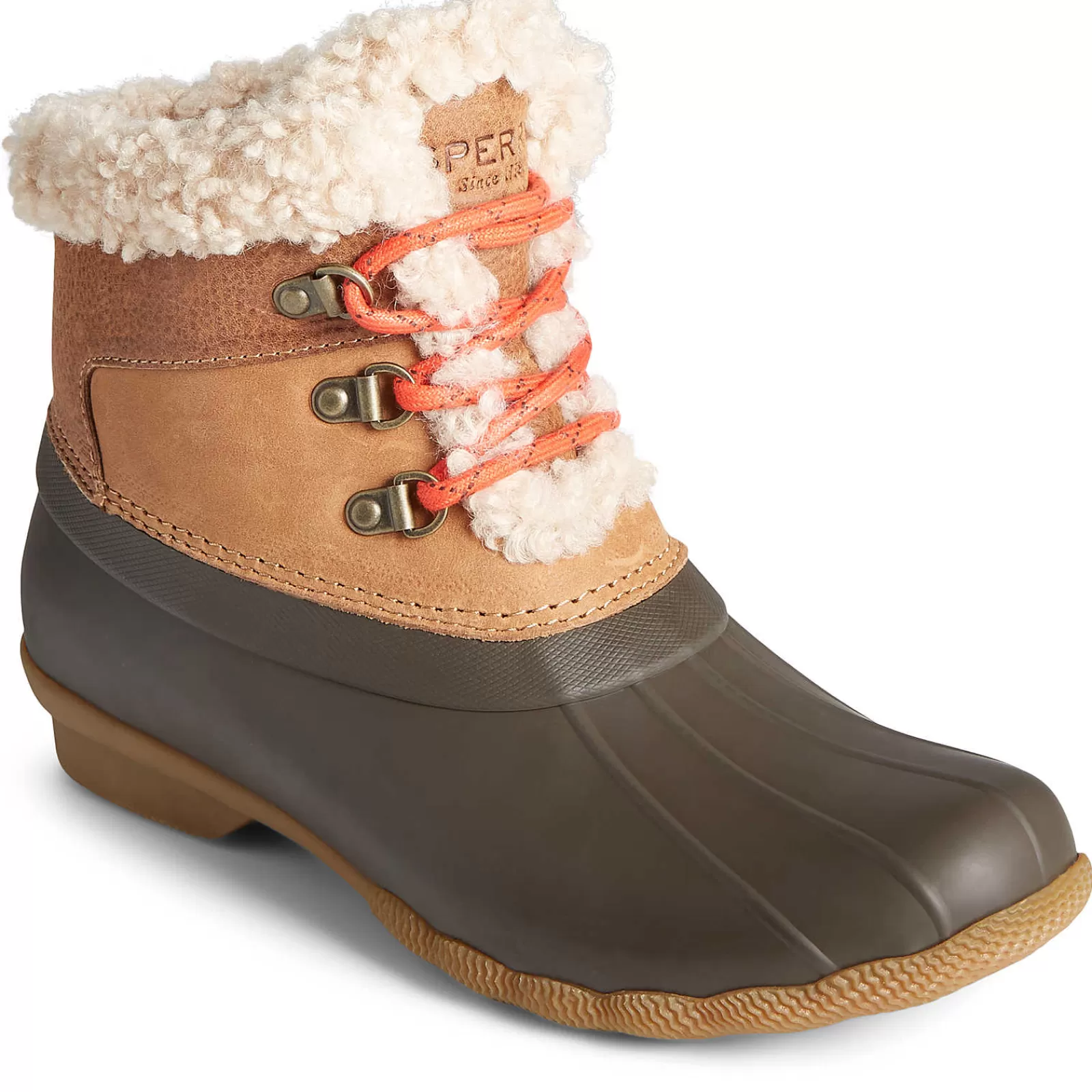 Sperry Women's Saltwater Alpine Leather Duck Boot Tan/Brown Online