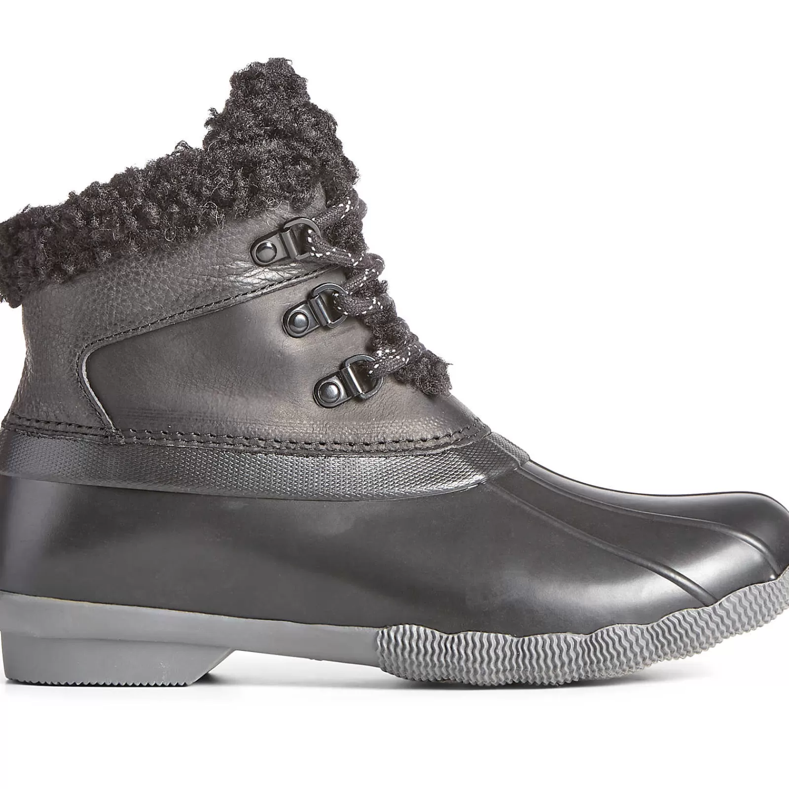 Sperry Women's Saltwater Alpine Leather Duck Boot Black Online