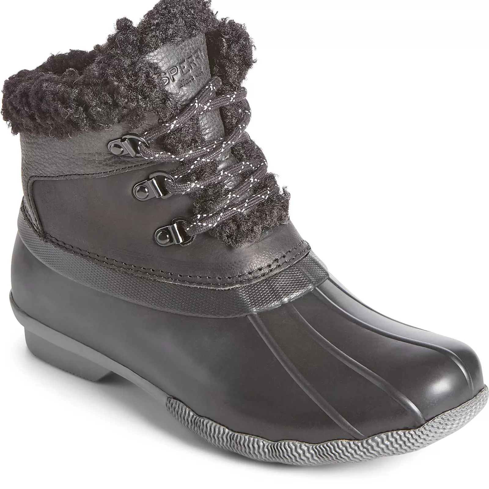 Sperry Women's Saltwater Alpine Leather Duck Boot Black Online