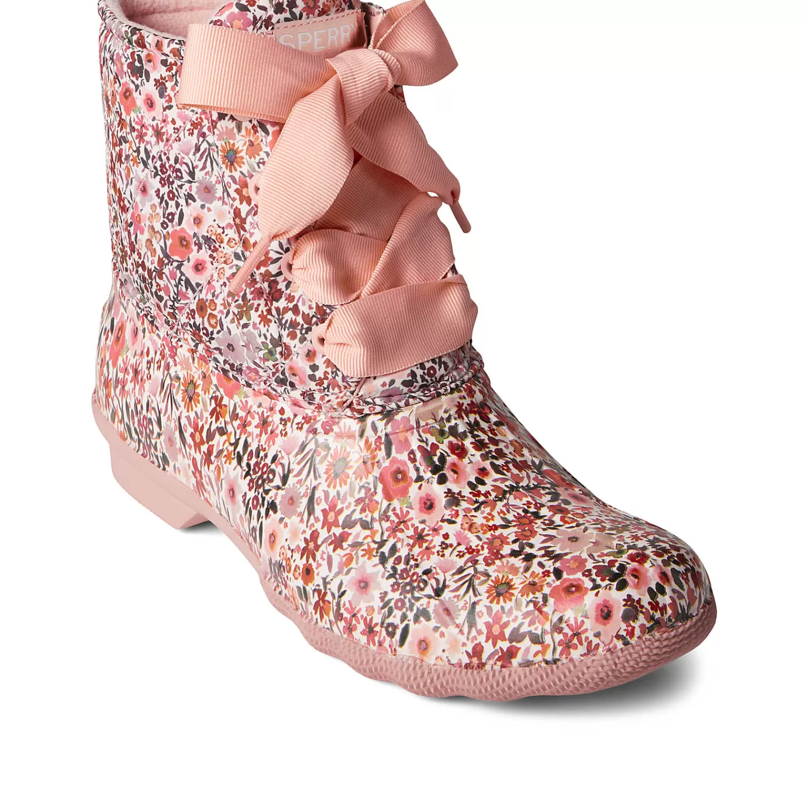 Sperry Women's Saltwater Floral Duck Boot Pink Cheap