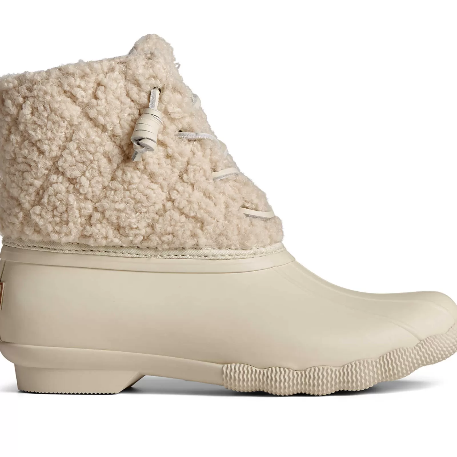 Sperry Women's Saltwater Sherpa Duck Boot Off White Online