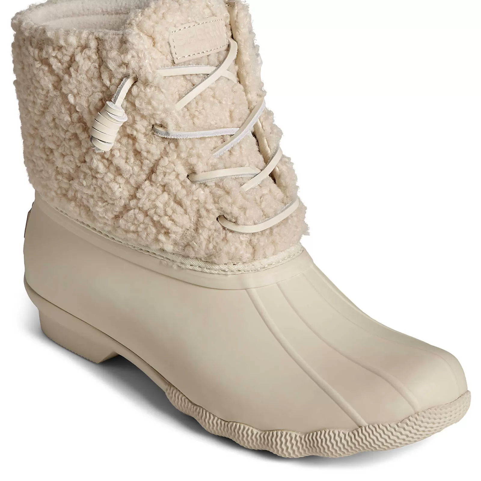 Sperry Women's Saltwater Sherpa Duck Boot Off White Online