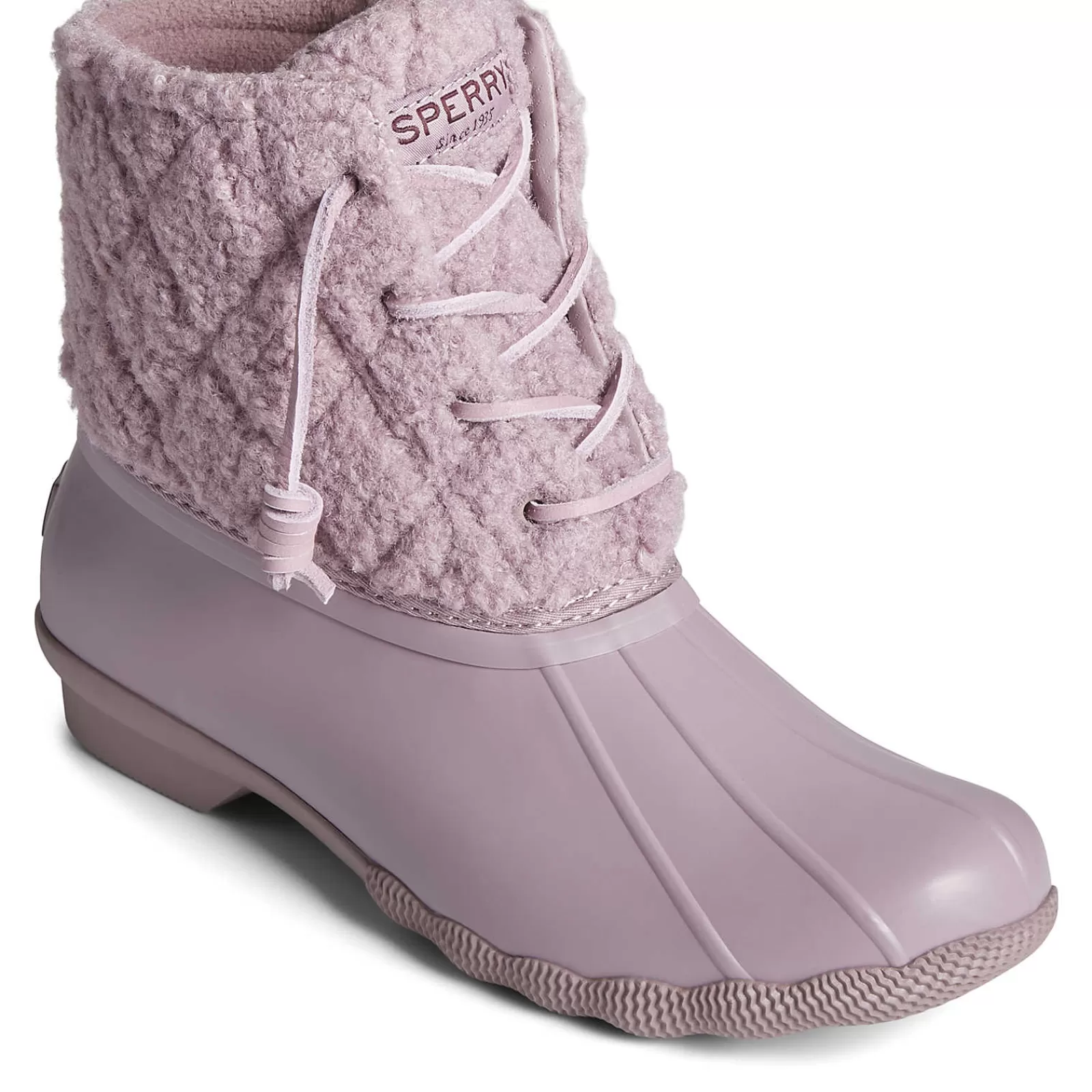 Sperry Women's Saltwater Sherpa Duck Boot Purple Outlet