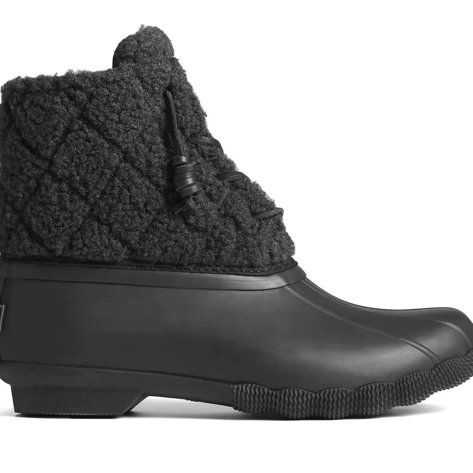 Sperry Women's Saltwater Sherpa Duck Boot Black Online