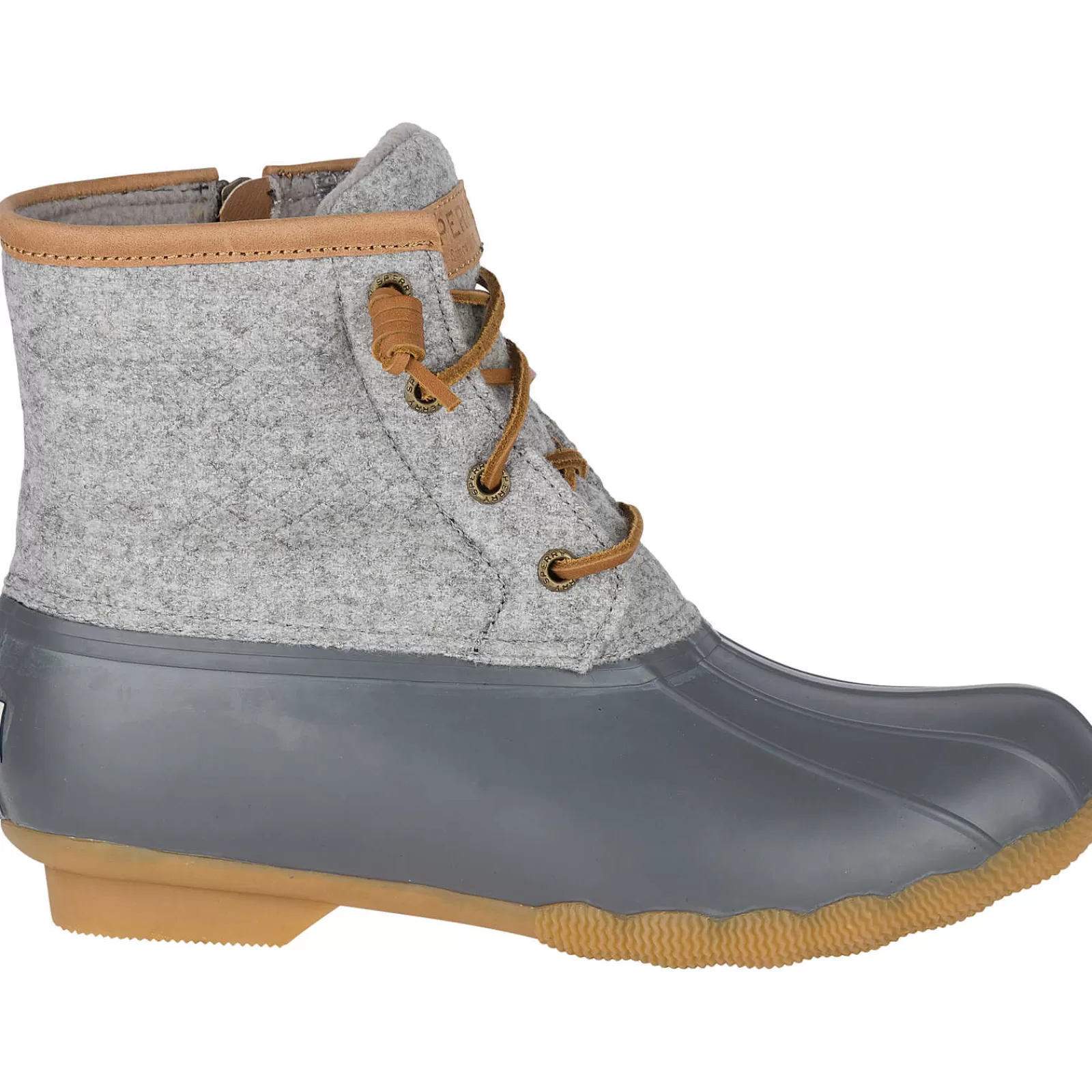 Sperry Women's Saltwater Wool Embossed Thinsulate™ Duck Boot Grey Store