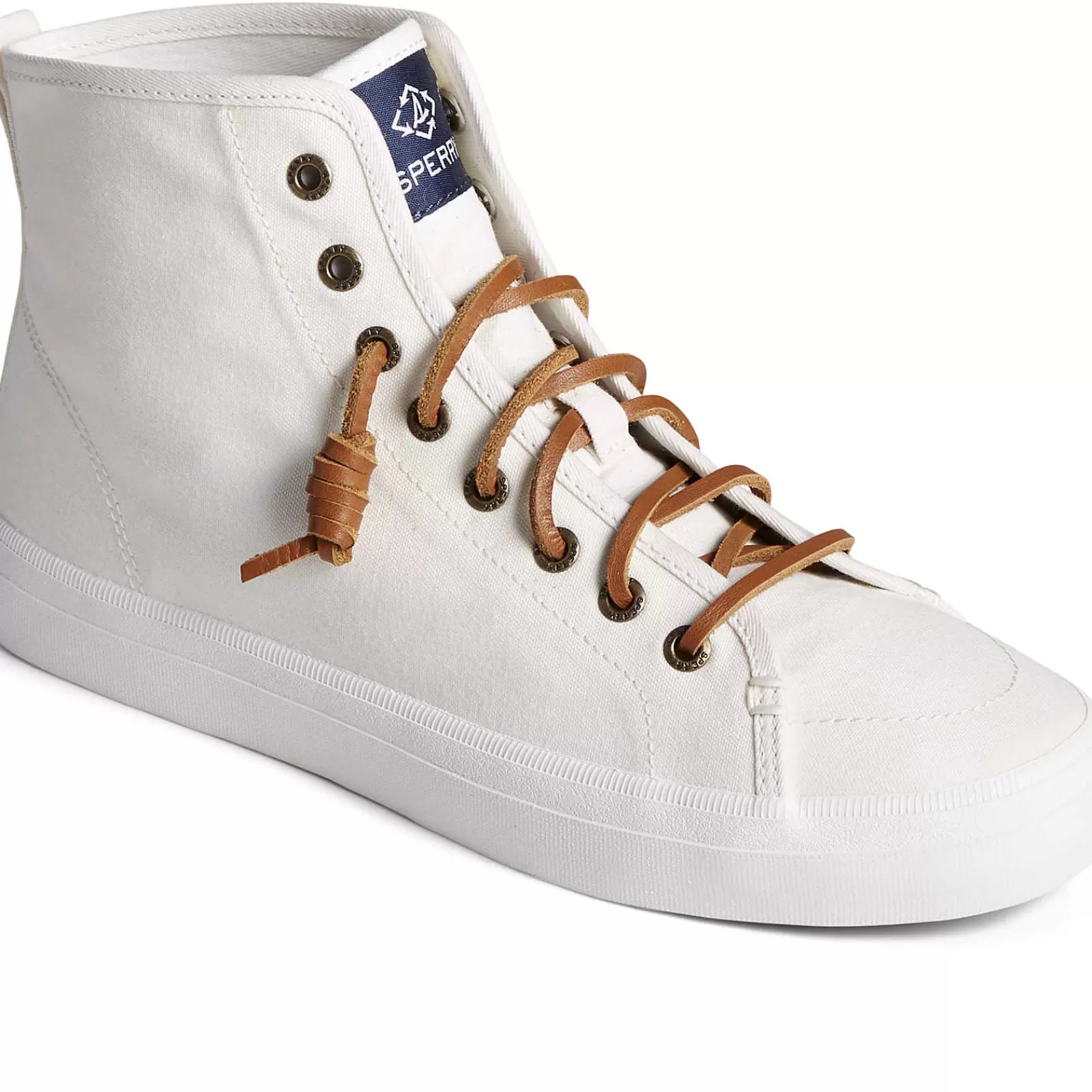 Sperry Women's SeaCycled™ Crest High Top Sneaker White Clearance