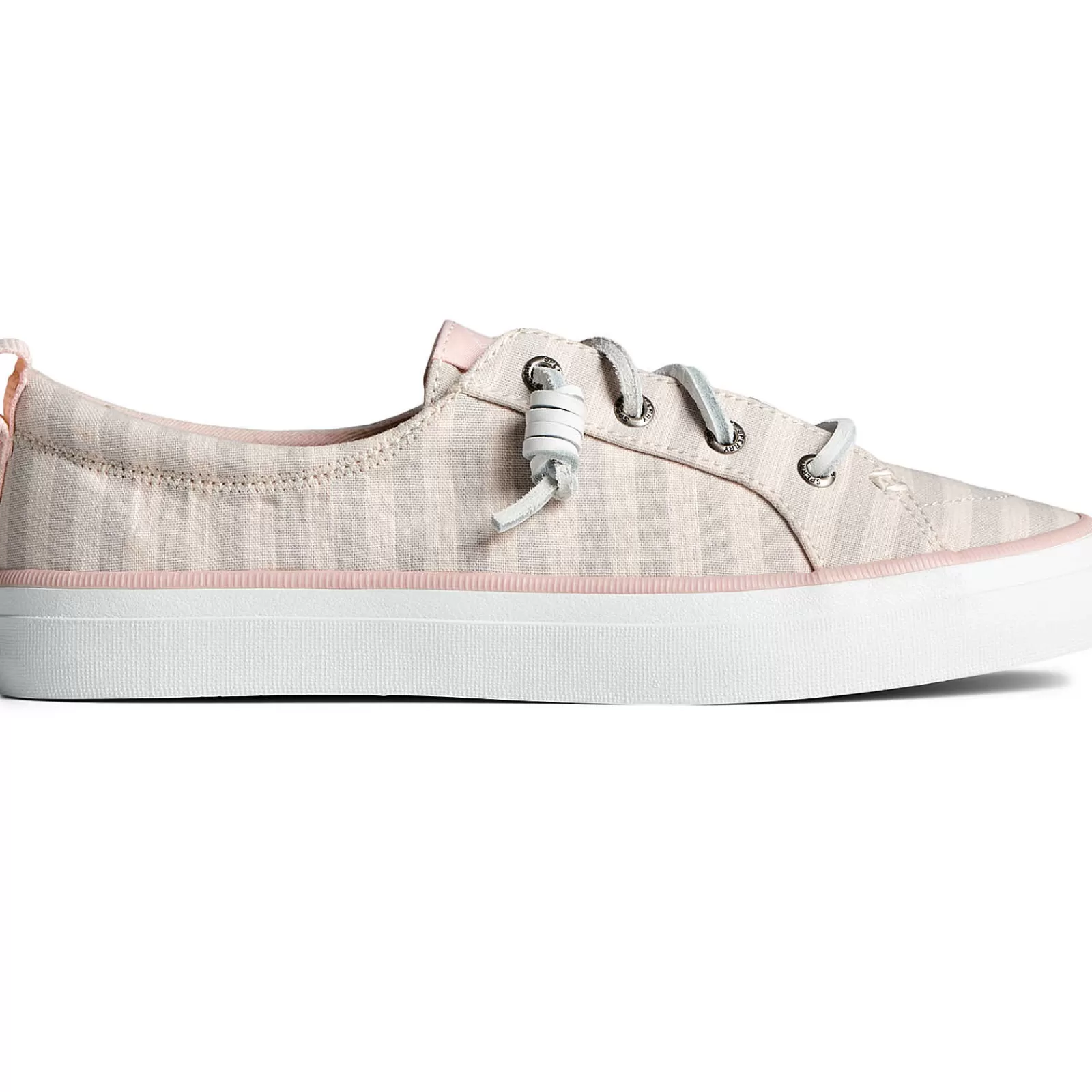 Sperry Women's SeaCycled™ Crest Vibe Striped Textile Sneaker Grey Clearance