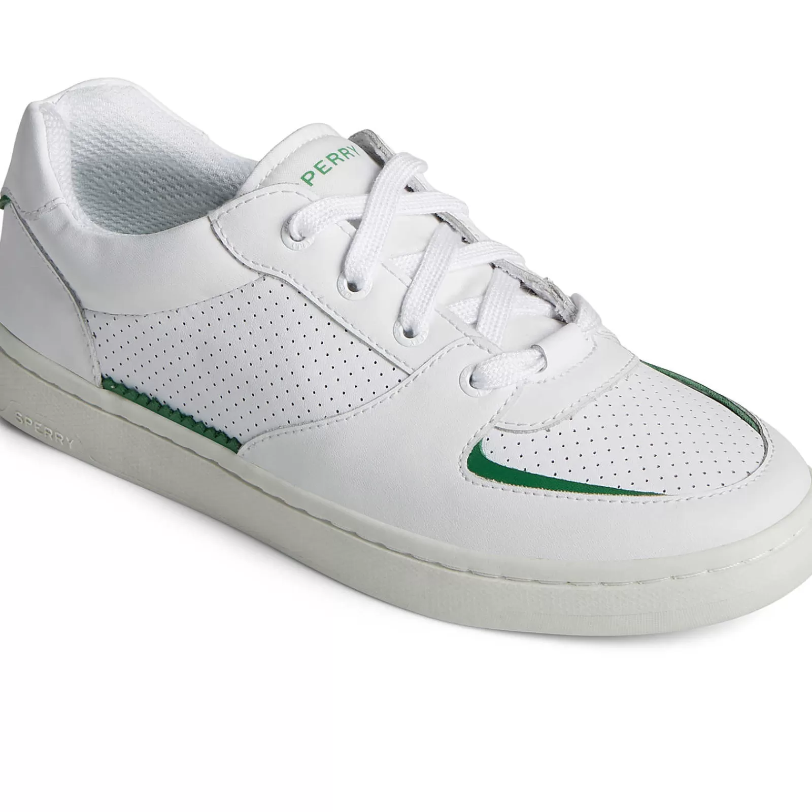 Sperry Women's SeaCycled™ Kona Cupsole Sneaker White/Green Sale