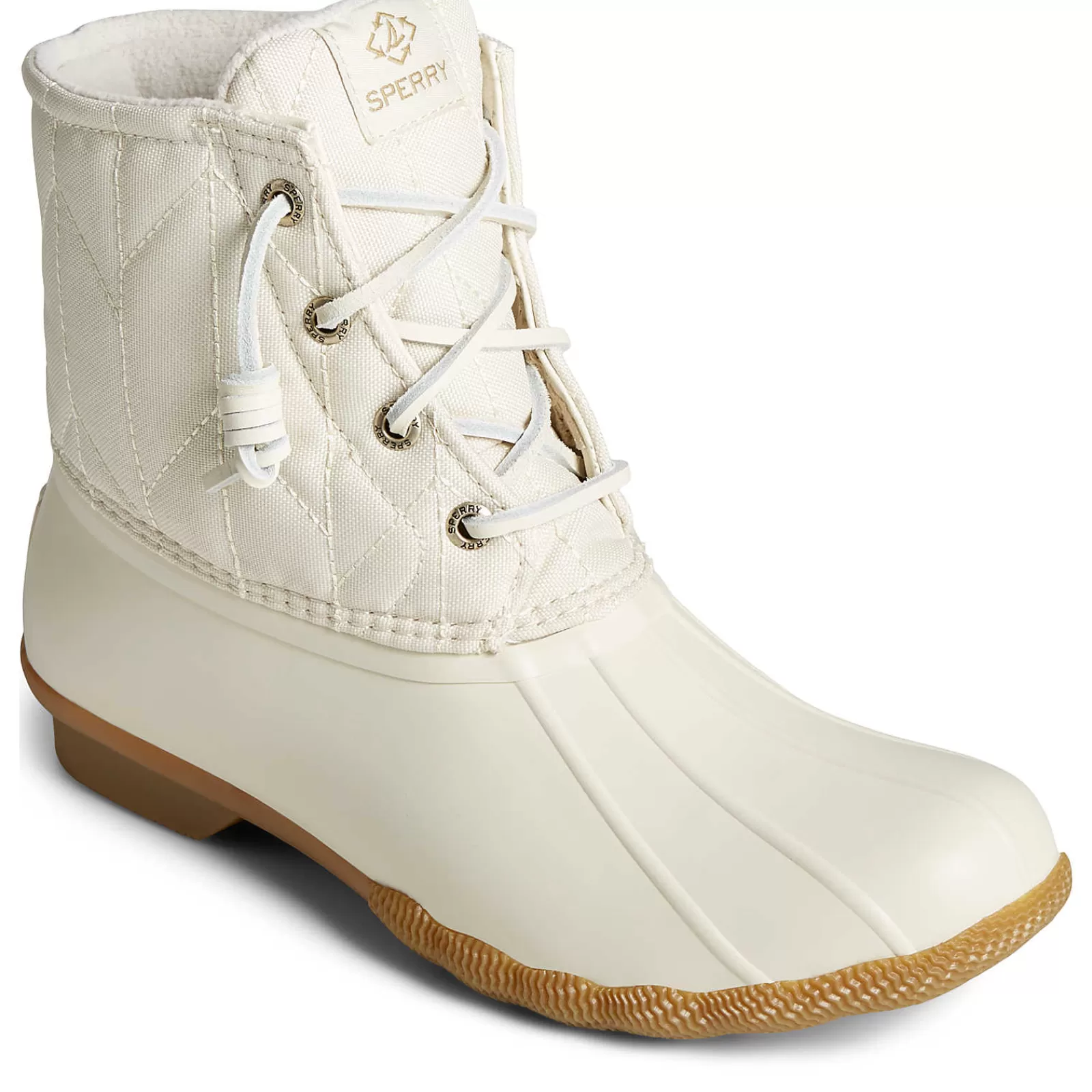 Sperry Women's SeaCycled™ Saltwater Nylon Duck Boot Ivory Discount