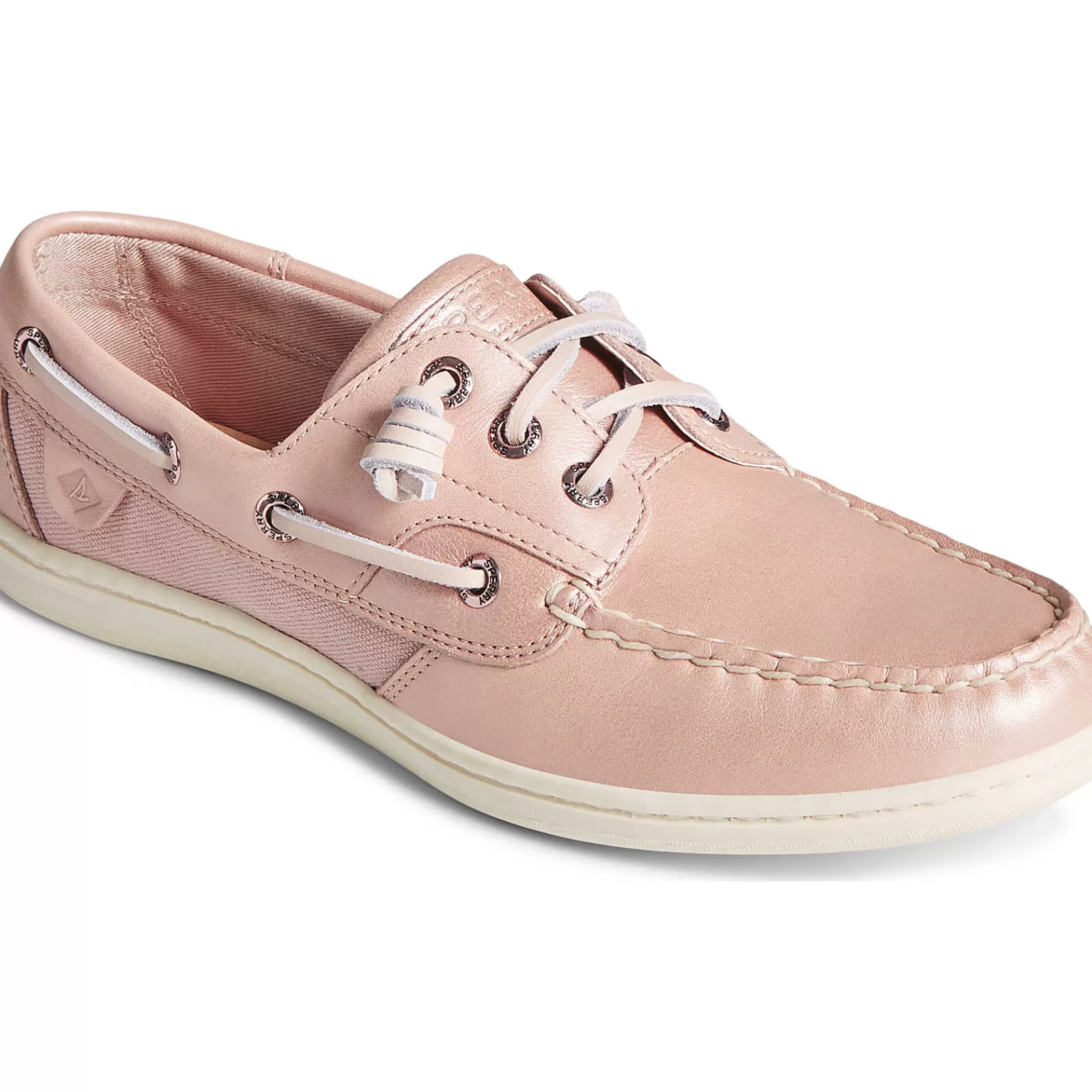 Sperry Women's Songfish Pearlized Boat Shoe Rose Best