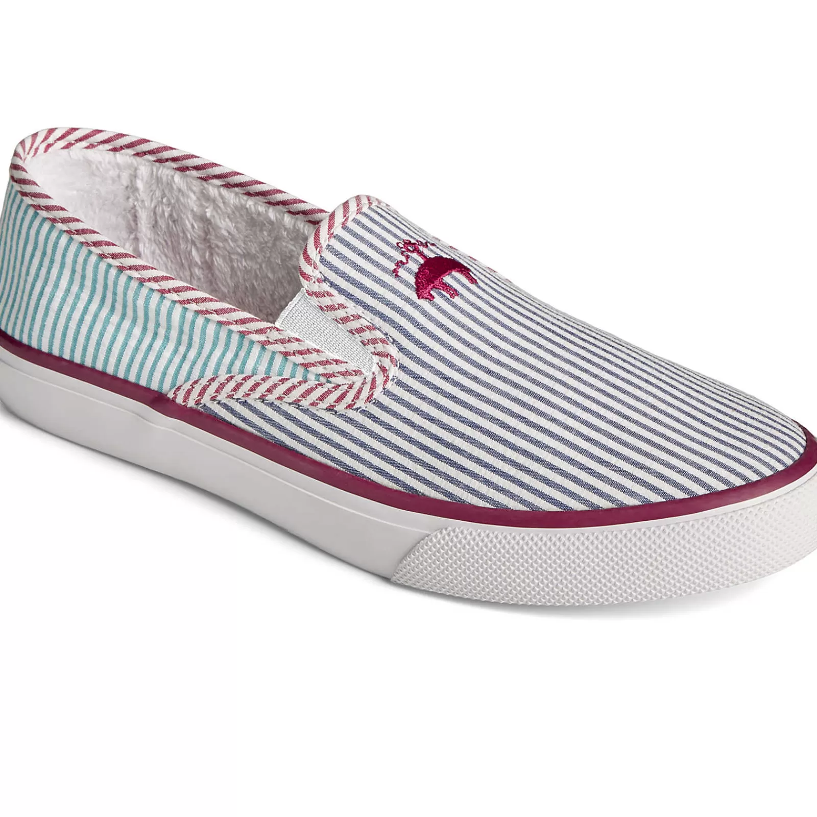 Sperry Women's x Brooks Brothers Slip On Sneaker Multi Best Sale